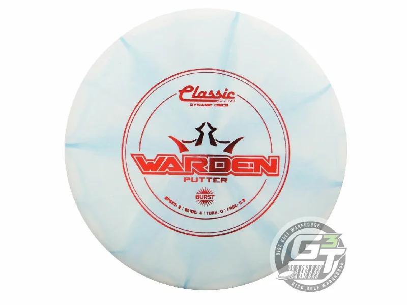 Dynamic Discs Classic Blend Burst Warden Putter Golf Disc (Individually Listed)