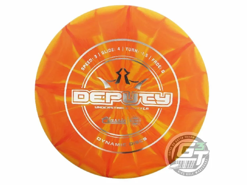 Dynamic Discs Classic Line Burst Deputy Putter Golf Disc (Individually Listed)