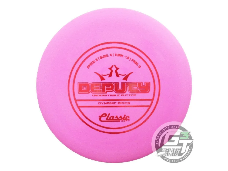 Dynamic Discs Classic Soft Deputy Putter Golf Disc (Individually Listed)