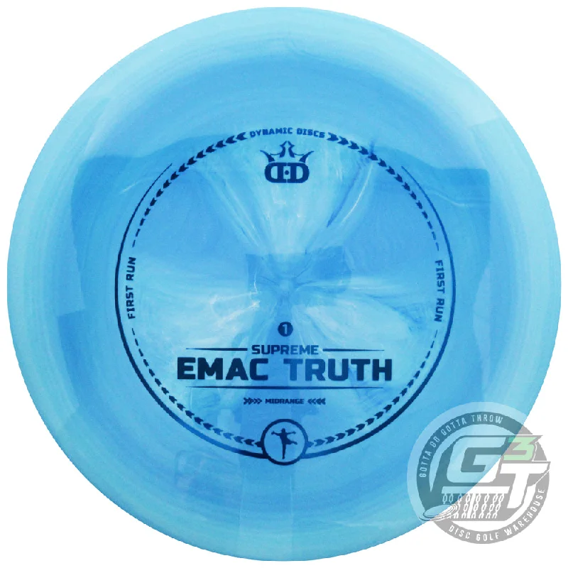 Dynamic Discs First Run Supreme EMAC Truth Midrange Golf Disc