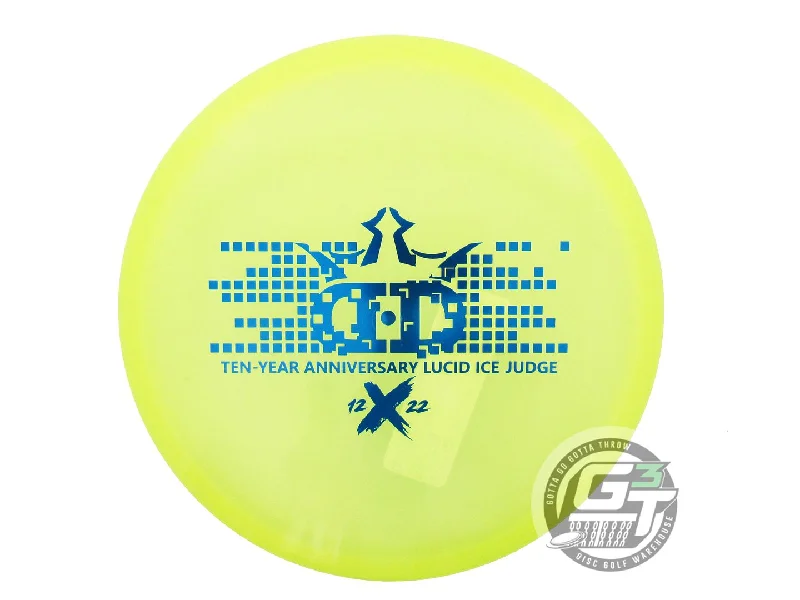 Dynamic Discs Limited Edition 10-Year Anniversary Lucid Ice Judge Putter Golf Disc (Individually Listed)