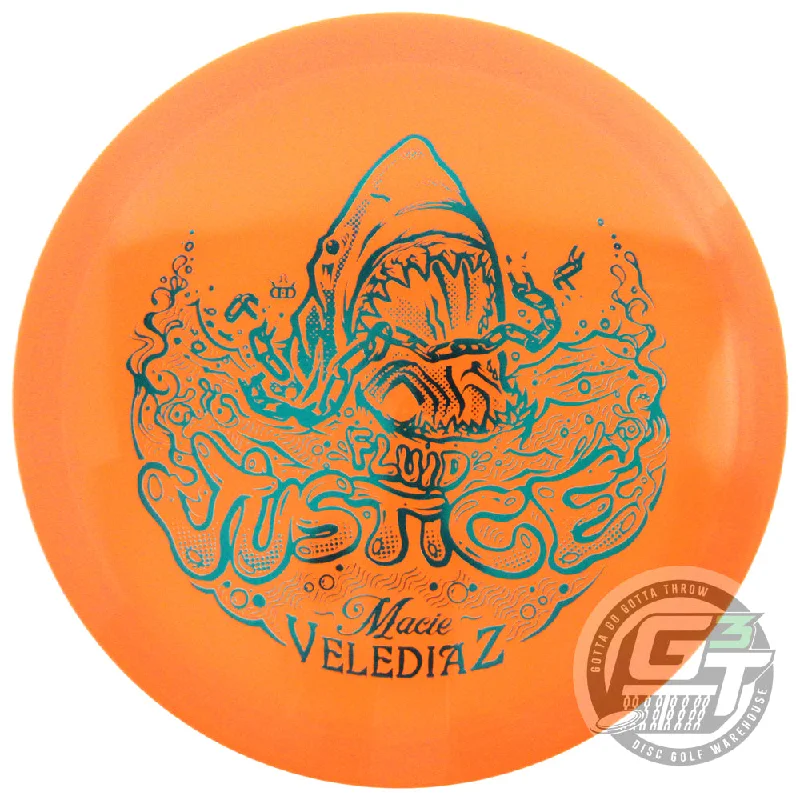 Dynamic Discs Limited Edition 2023 Team Series Macie Velediaz Fluid Ice Justice Midrange Golf Disc