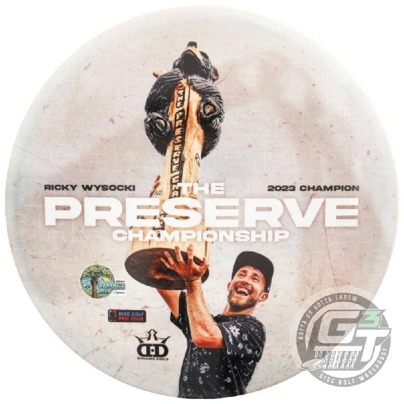 Dynamic Discs Limited Edition Ricky Wysocki 2023 Preserve Championship DyeMax Fuzion EMAC Truth Midrange Golf Disc