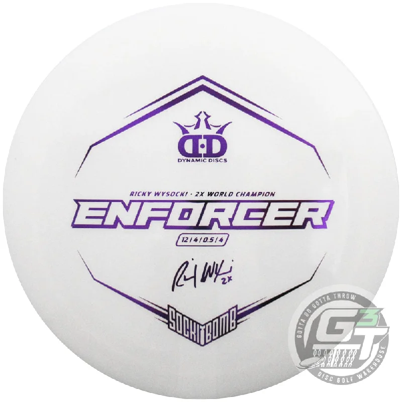 Dynamic Discs Limited Edition Ricky Wysocki Sockibomb Lucid Enforcer Distance Driver Golf Disc