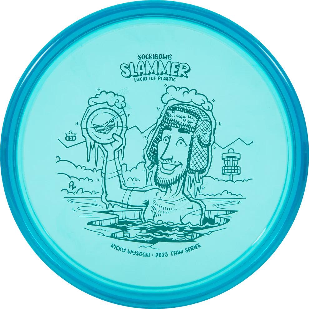 Dynamic Discs Lucid Ice (Bath) Sockibomb Slammer Ricky Wysocki Team Series