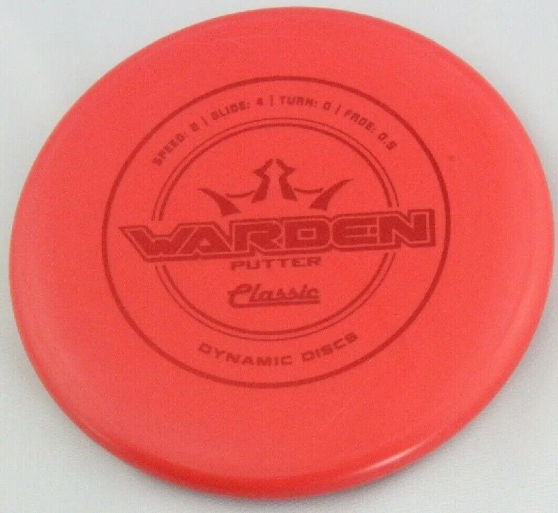 NEW Classic Hard Warden 173g Putter Red Dynamic Discs Golf Disc at Celestial