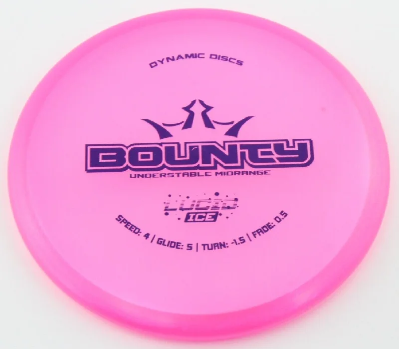 NEW Lucid Ice Glimmer Bounty 169g Mid-range Dynamic Discs Golf Disc at Celestial