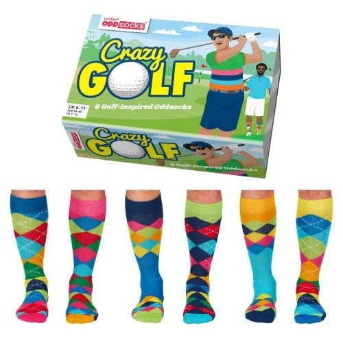 Crazy Golf Mens Odd Socks - UK 6-11