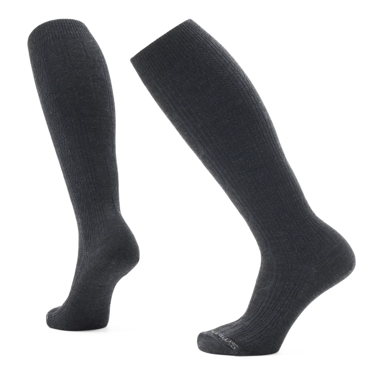 Everyday Lifestyle Cable Knee High Sock - Charcoal