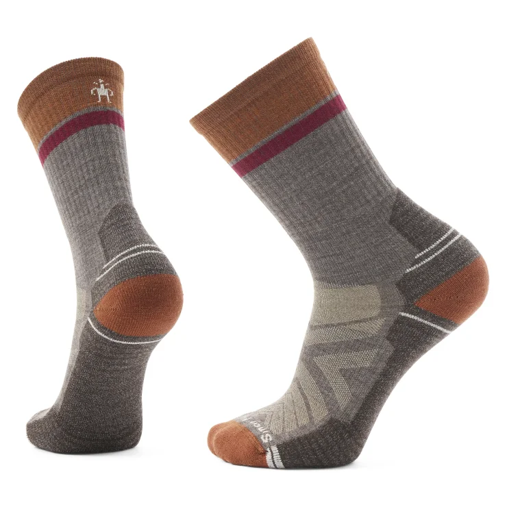 Hike Light Cushion Winding Trail Crew Sock - Taupe