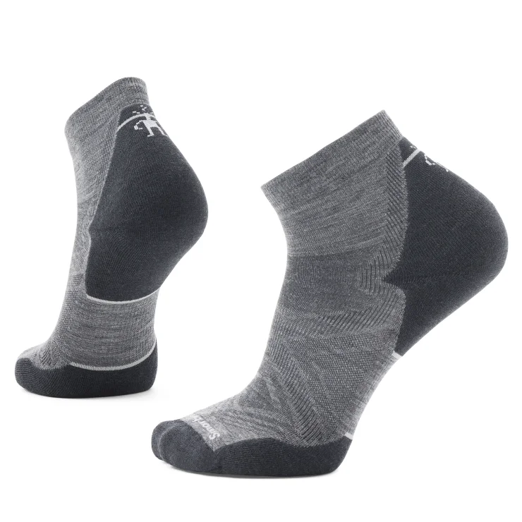 Run Targeted Cushion Ankle Sock - Medium Gray