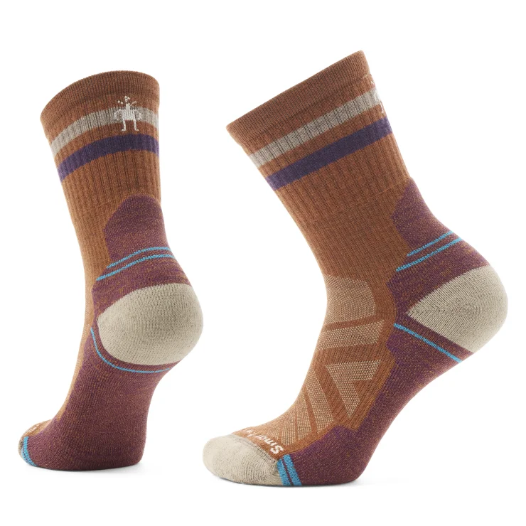 Women's Hike Light Cushion Tube Stripe Crew Sock - Fossil