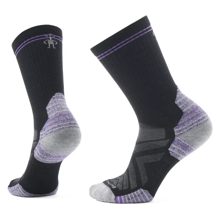 Women's Hike Targeted Cushion Crew Sock - Black