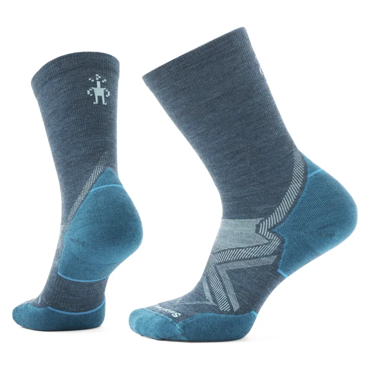 Women's Run Cold Weather Targeted Cushion Crew Sock - Twilight Blue