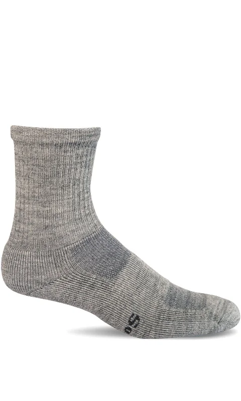 Men's Walk About Crew Sock - Light Grey