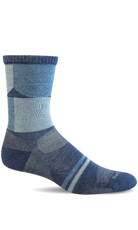 Women's Bold Blossom Sock - Denim