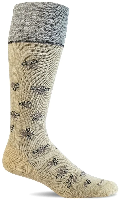 Women's Busy Bee Sock - Barley