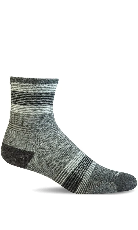 Women's Cadence 3/4 Crew Sock - Charcoal