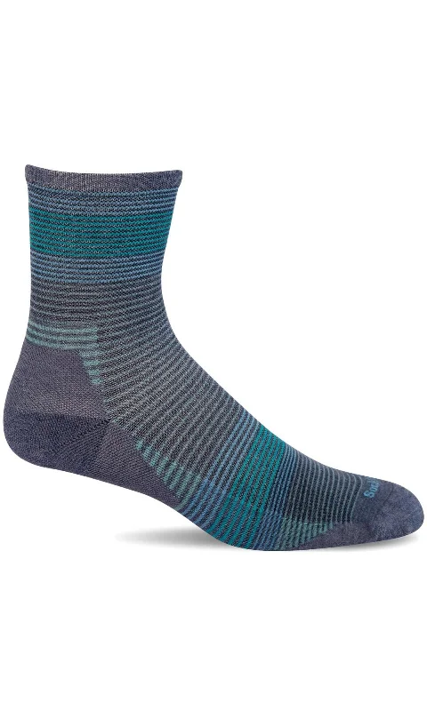 Women's Cadence 3/4 Crew Sock - Denim