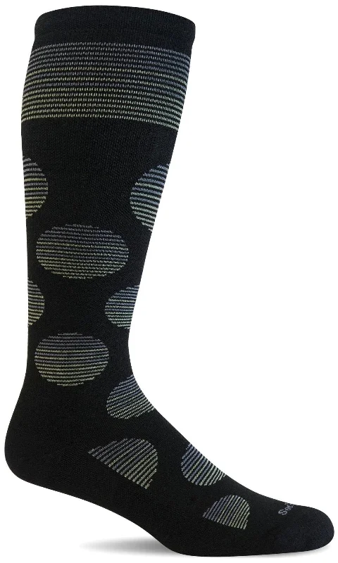 Women's Featherweight Dot Sock - Black