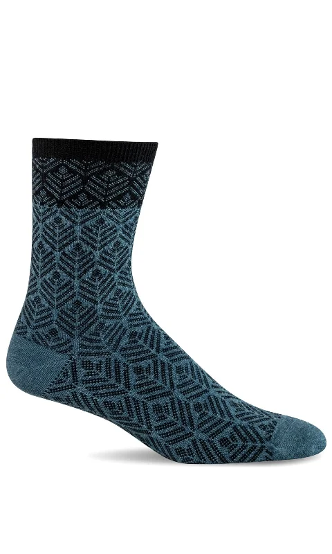 Women's Leaflet Sock - Blue Ridge