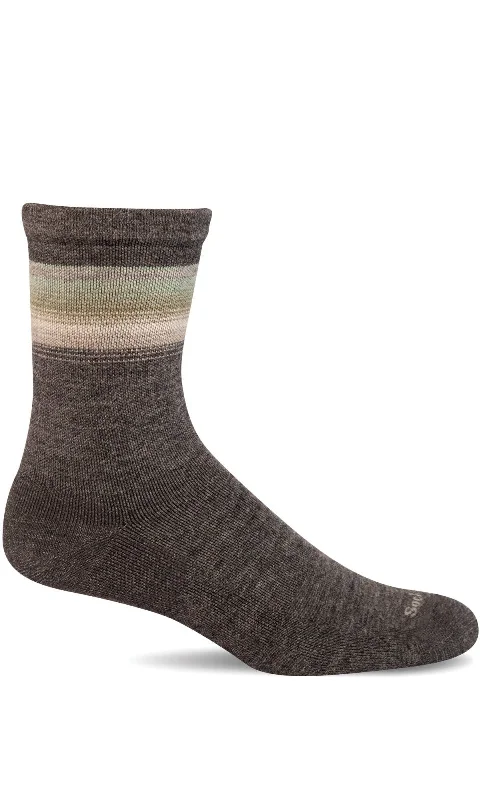 Women's Plantar Cush Ombre Sock - Charcoal