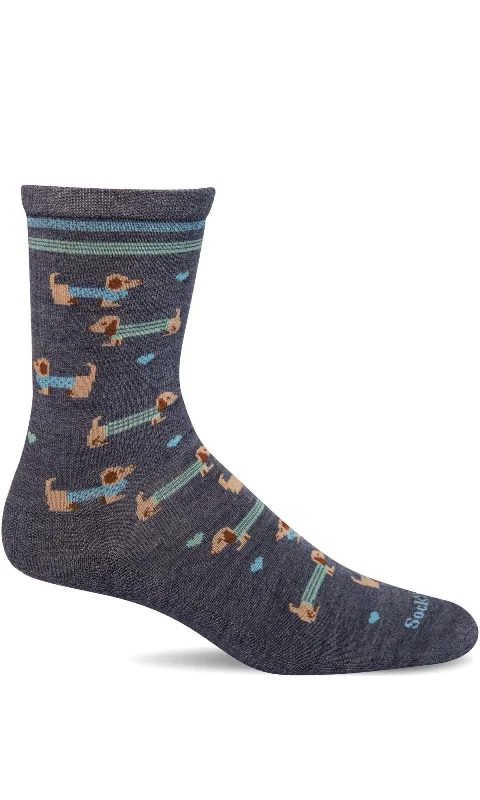 Women's Puppy Love Sock - Denim