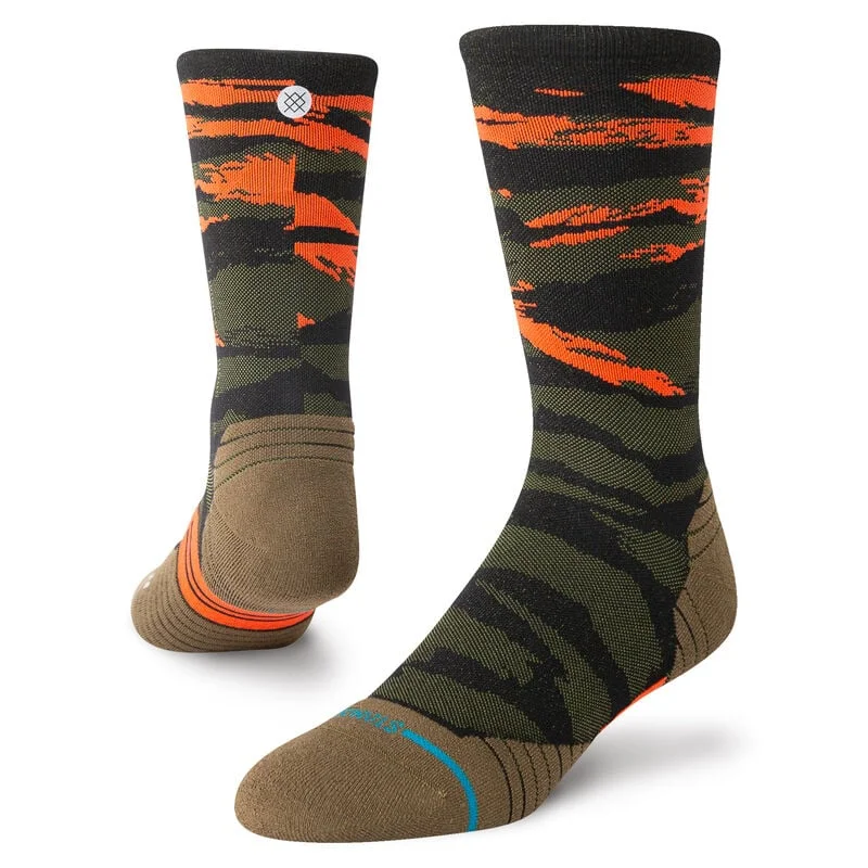 Primal Light Performance Crew Sock - Olive