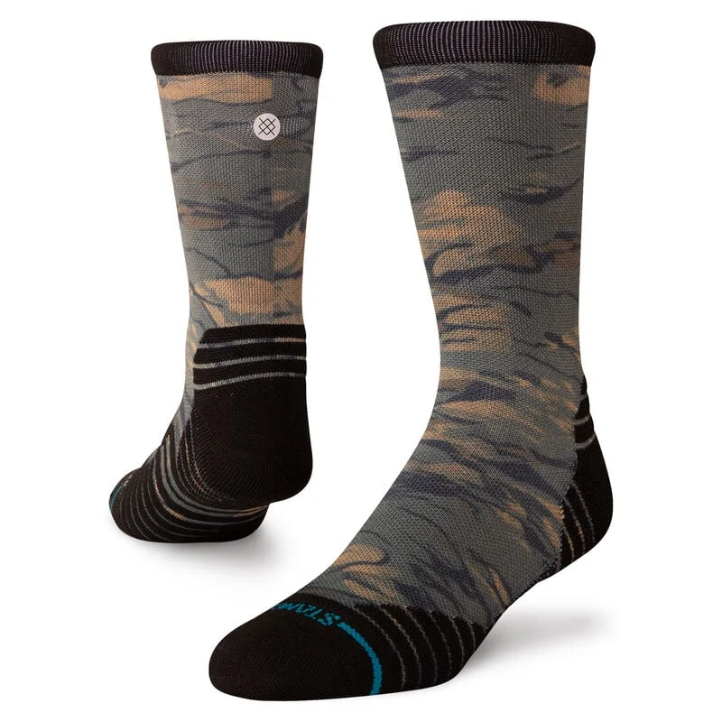 Rompin Medium Performance Crew Sock - Brown