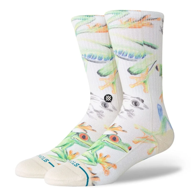 Women's Stick To It Poly Blend Crew Sock - Canvas