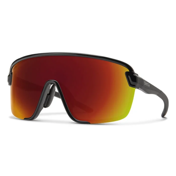 Smith Bobcat Sunglass - Matte Black / Chromapop Red Mirror