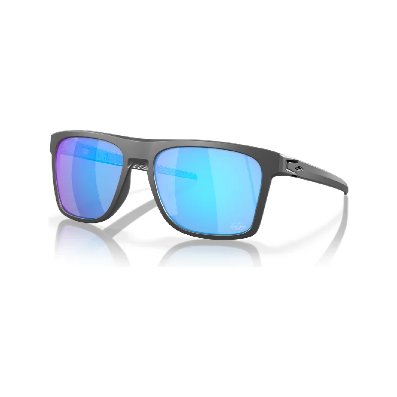 Oakley Leffingwell Matte Dark Grey w/ Prizm Sapphire