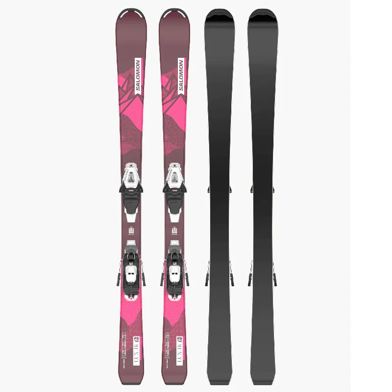 Salomon Lux S Kids Skis with C5 Bindings