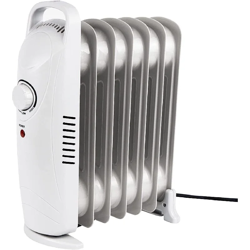 Leisurewize Oil Filled Radiator 700W White Home Conservatory Caravan Motorhome