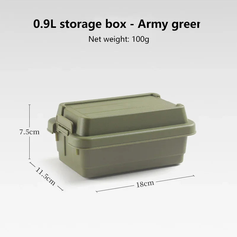 0.9L box - green