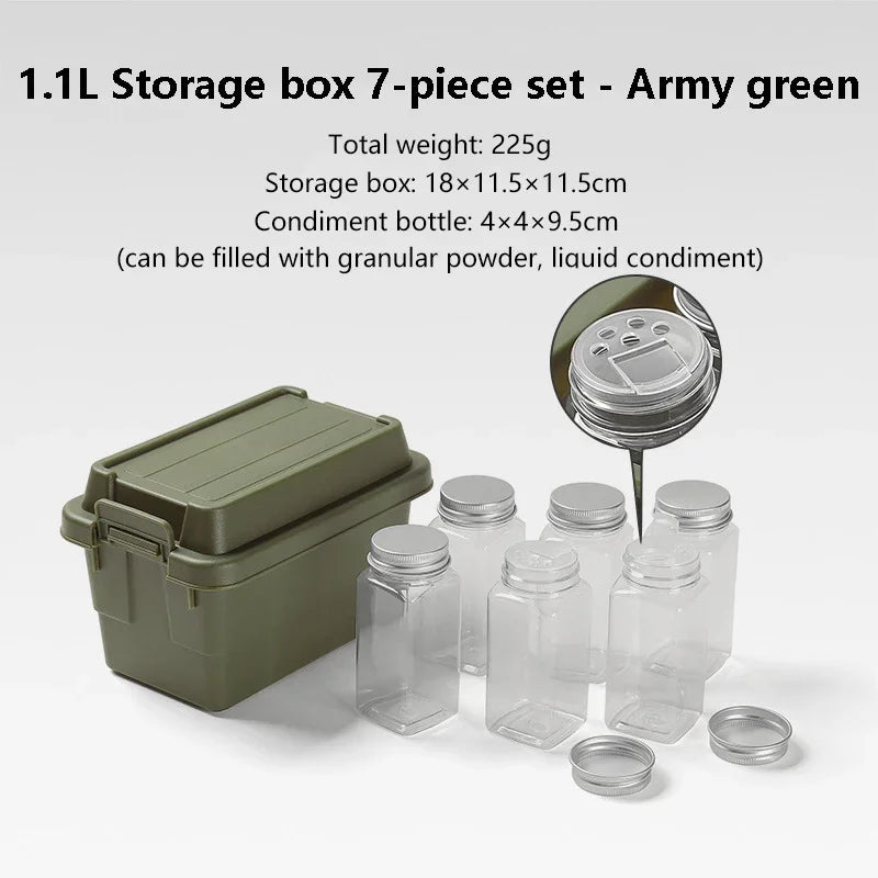 7-piece set - green